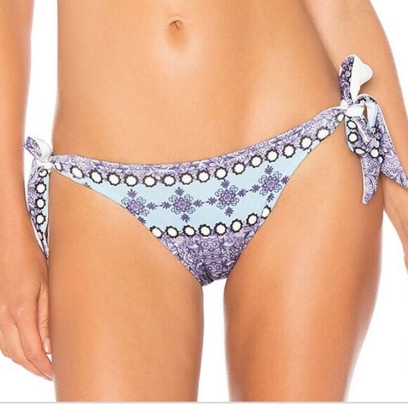 Rococo Sand x REVOLVE Tie Bottom Bikini in Ultra Marine (purple, blue) size smal - Picture 15 of 16